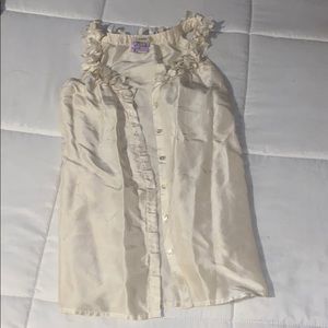 Jcrew sleeveless blouse